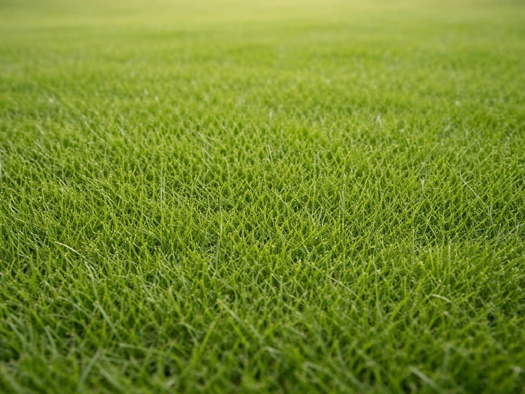 Close-up van een fijnbladig, dicht siergazon met een egale roodzwenk/veldbeemd-look.